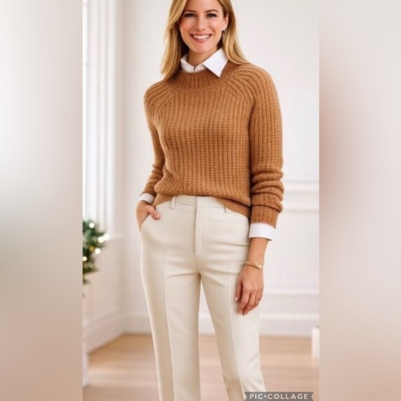 Vince Sweaters - Vince Marled Raglan Mohair Alpaca-blend Sweater/Pullover Size XS